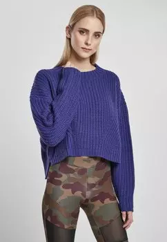 Свитер Urban Classics Wide, фиолетовый