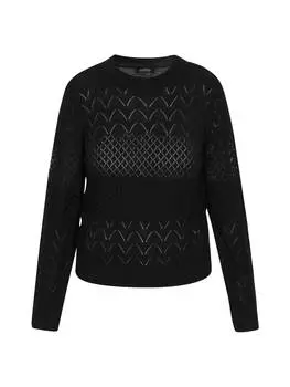 Свитер usha BLACK LABEL, черный