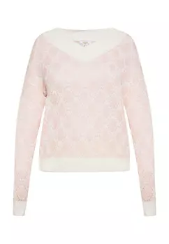 Свитер usha FESTIVAL, цвет Weiss hellrosa