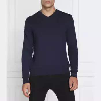 Свитер узкого кроя Andre с добавлением шерсти и кашемира Pepe Jeans London, синий