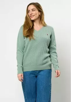 Свитер V-NECK BELL U.S. Polo Assn., зеленый