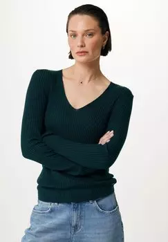 Свитер V-образный вырез Mexx, цвет dark green