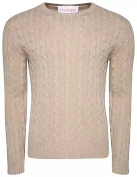 Свитер Valentino Garavani Cashmere Sweater 'Light Camel', загар