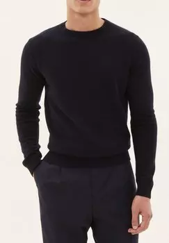 Свитер VALTER Oscar Jacobson, темно-синий