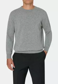 Свитер VALTER ROUNDNECK Oscar Jacobson, серый