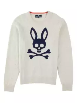 Свитер Vandam Psycho Bunny, белый