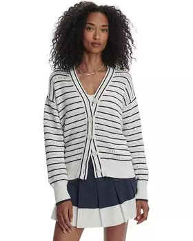 Свитер Varley Antonia Relaxed Cardigan, цвет White/Blue Nights
