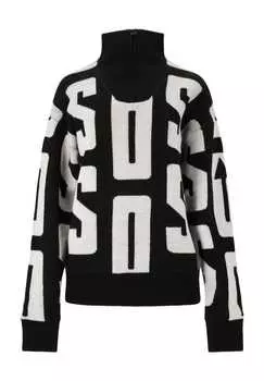 Свитер Verbier с практичной застежкой-молнией Sos, черный