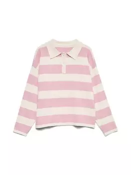 Свитер VERO MODA ARI, цвет Pastel pink/White
