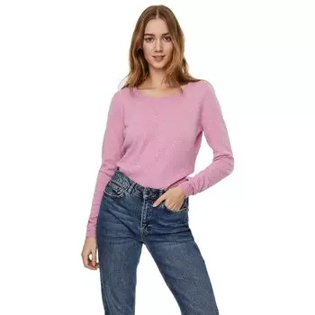 Свитер Vero Moda Care Structure, фиолетовый