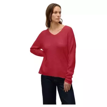 Свитер Vero Moda Crewlefile v neck, красный