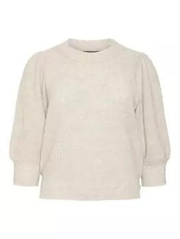 Свитер Vero Moda Curve Sweater Vigga, белый
