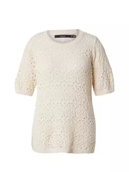 Свитер Vero Moda Curve VMCBERRY, экрю