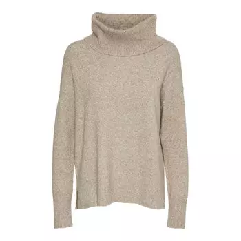 Свитер Vero Moda Doffy Roll Neck, коричневый