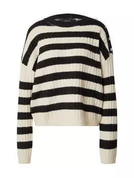 Свитер Vero Moda ELYA, светло-бежевый/черный