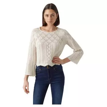 Свитер Vero Moda Ginger Boat Neck, бежевый