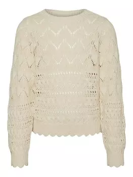 Свитер Vero Moda Girl Sweater LUA, бежевый