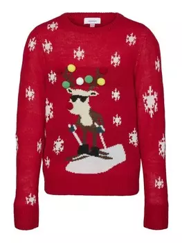Свитер Vero Moda Girl Sweater RUDOLF, красный