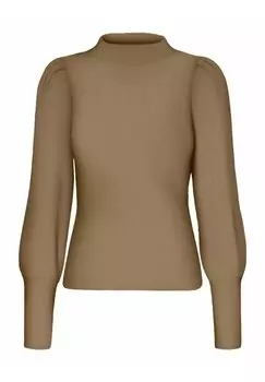 Свитер Vero Moda High Neck, тигровый глаз