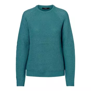 Свитер Vero Moda Lea O Neck, зеленый