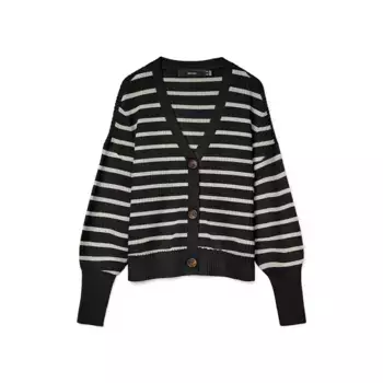 Свитер Vero Moda Lea v neck, черный