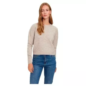 Свитер Vero Moda Lefile O Neck, бежевый