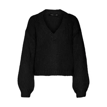 Свитер Vero Moda Maybe V Neck, коричневый