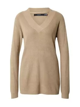 Свитер Vero Moda NEW LEXSUN, темно-бежевый