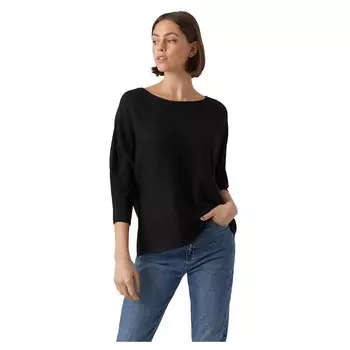 Свитер Vero Moda Nora Boat Neck, черный