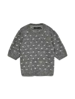 Свитер VERO MODA NOVAHDOTTY, серый