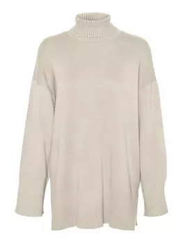 Свитер Vero Moda Rollkragen, бежевый