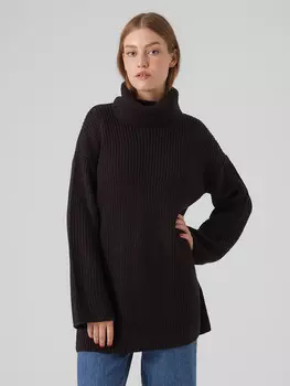 Свитер Vero Moda Rollkragen, черный