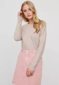 Свитер Vero Moda с круглым вырезом "VMDOFFY", в крапинку, цвет Woodrose Melange