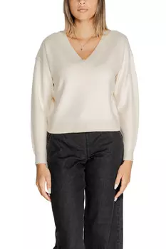 Свитер Vero Moda с объемными рукавами, белый