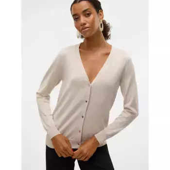 Свитер Vero Moda Silje cardigan, бежевый