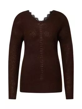 Свитер Vero Moda STINNA, темно коричневый