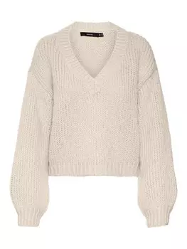Свитер VERO MODA Sweater Maybe, бежевый