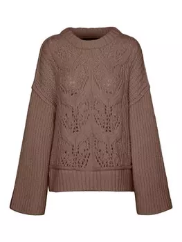 Свитер VERO MODA Sweater MORNA, коричневый