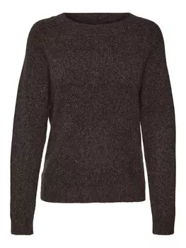 Свитер VERO MODA Sweater VMDoffy, темно-коричневый