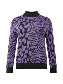 Свитер Vero Moda VERA, фиолетовый/черный