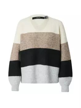 Свитер VERO MODA VMDEsma, цвет Beige/Dark beige