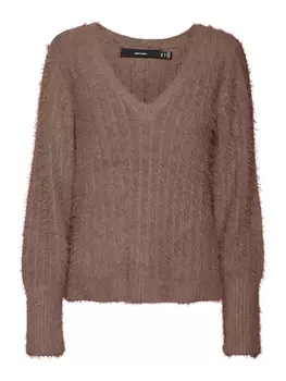 Свитер Vero Moda Vmlapoilu, коричневый