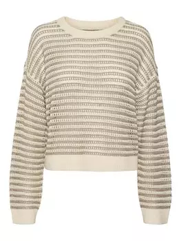 Свитер VERO MODA VMNew Madera, цвет Beige/Dark beige