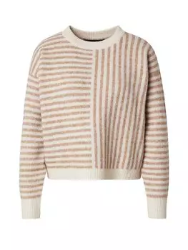 Свитер VERO MODA VMUranus, цвет Light beige/Dark beige