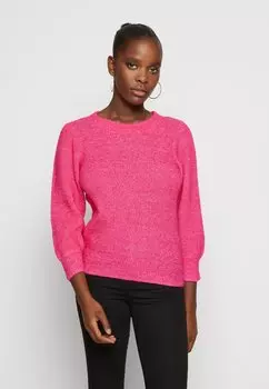 Свитер Vero Moda Vmvigga 3/4 Ga Boo Rep, розовый тысячелистник / меланж
