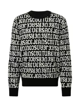 Свитер Versace Jeans Couture Sweater, черный