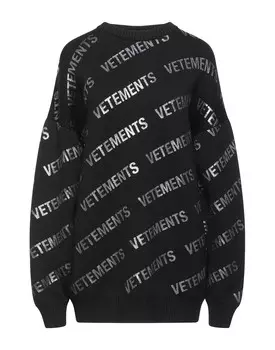 Свитер Vetements, черный