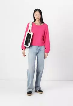 Свитер VICHOCA O-NECK VILA, фуксия