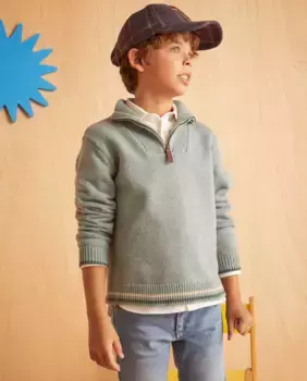 Свитер Vicore для мальчика Coconut El Corte Ingls, зеленый