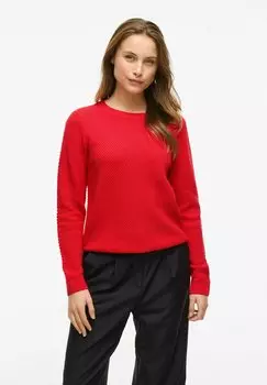 Свитер VIDALO O-NECK NOOS VILA, светло-красный